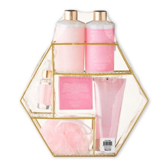 Romantic Florals Bath Gift Set, Magnolia, 7 Piece Set - Picture 5 of 5